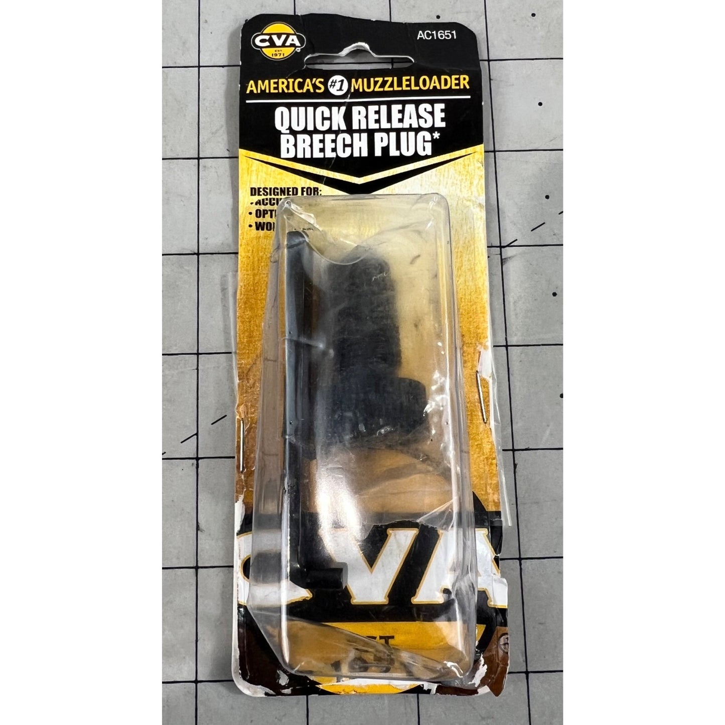 CVA Quick Release Breech Plug AC1651 Accura Optima Wolf Rifles Muzzleloaders