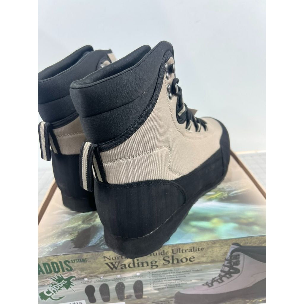 Caddis Men's Northern Guide Ultralite Cleated Wading Boots - Taupe Sz. 13 New