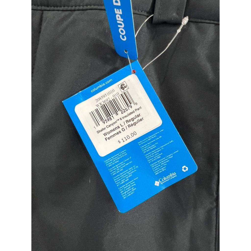 Columbia Women's Shafer Canyon II Insulated Pants - Black Sz. L New
