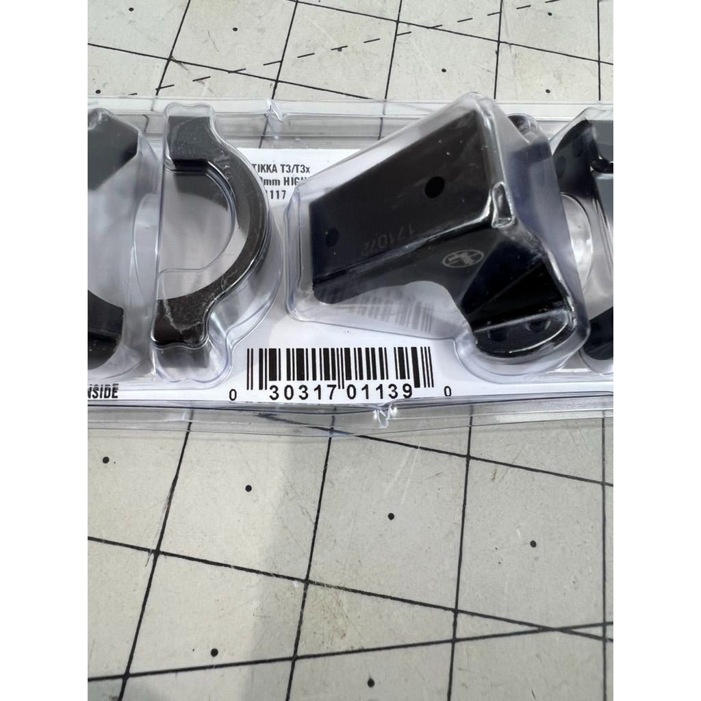 Leupold Backcountry Ringmount Tikka T3/T3x 30mm High Matte Finish 171117