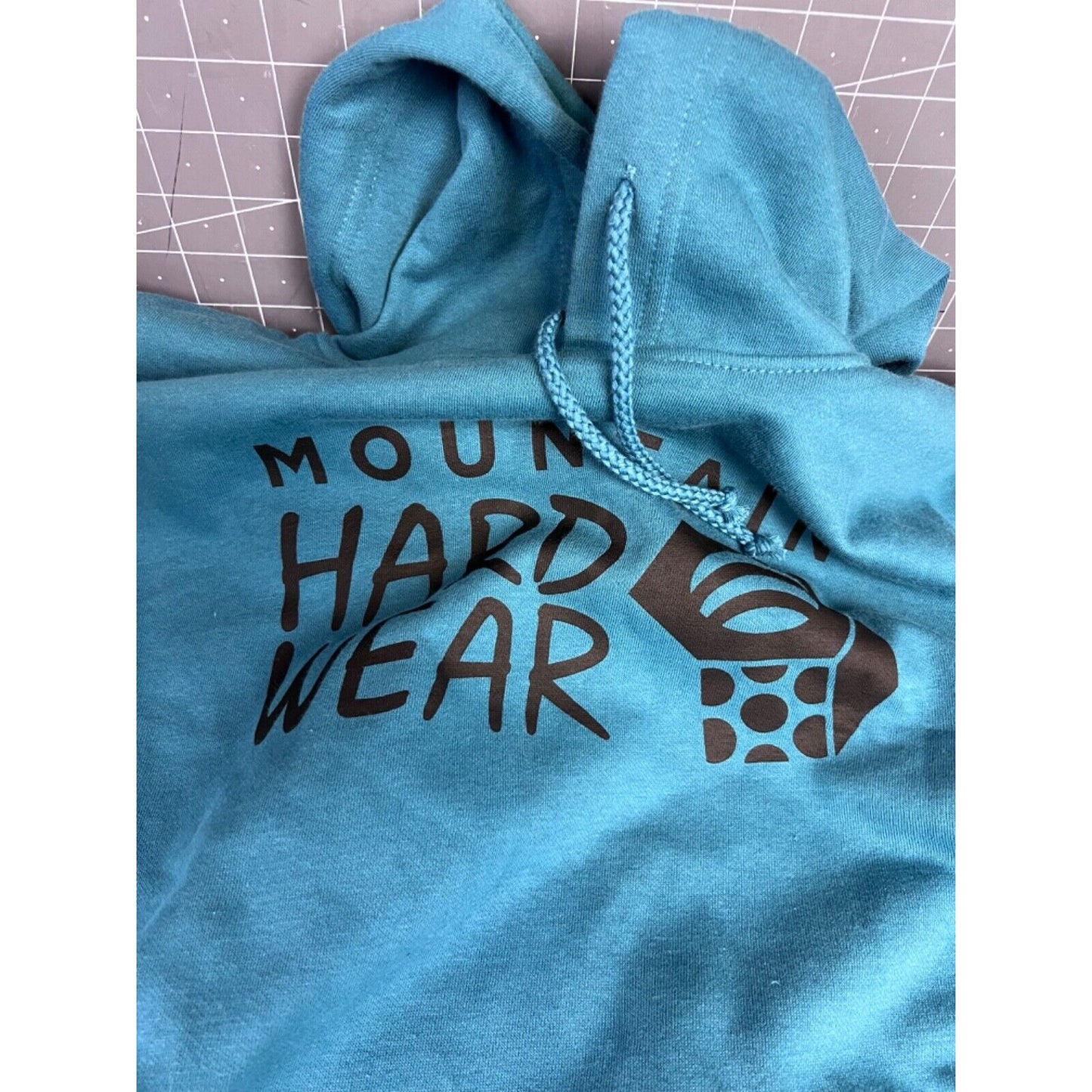 Mountain Hardwear Men's MHW Logo Hoodie Sz. M Blue Cotton Blend New NWT
