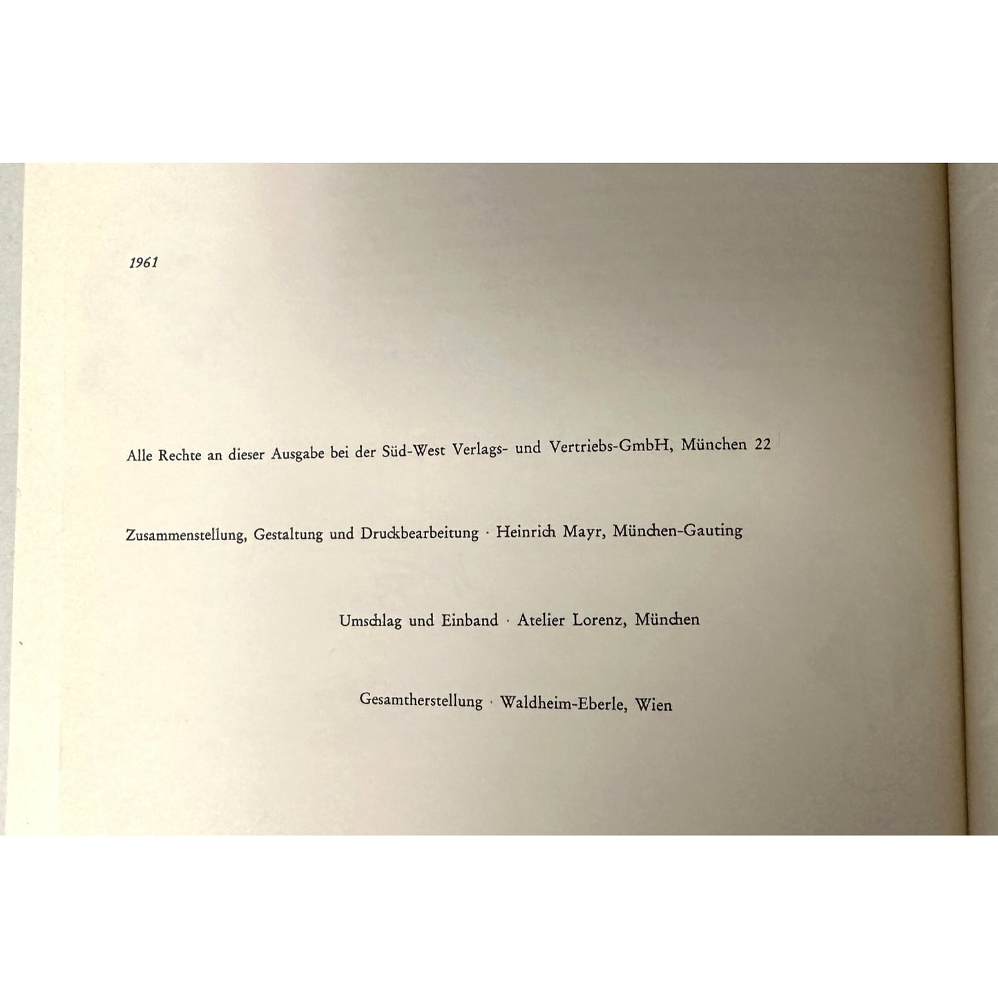 Das Grosse Wilhelm Busch Hausbuch German Edition 1961 Hardcover By Sud-West Verlag Munich