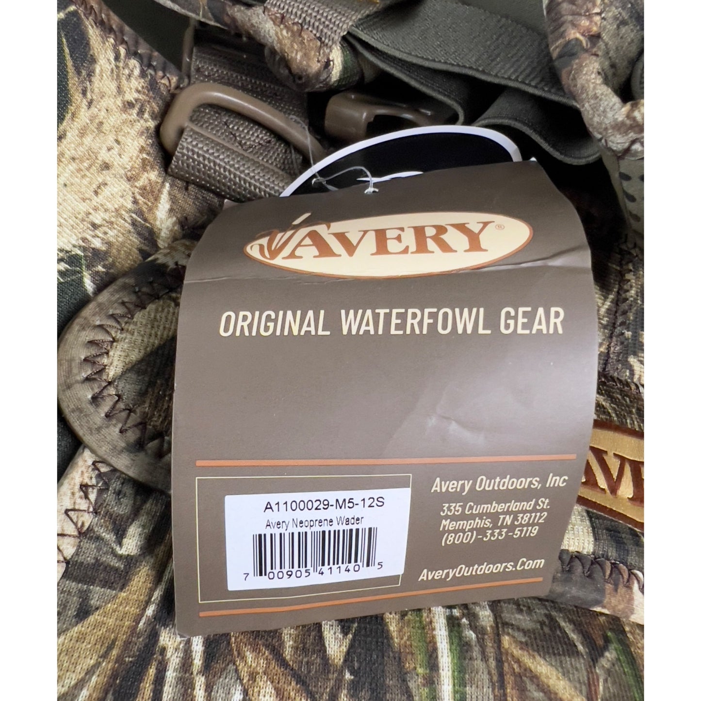 Avery Realtree MAX-7 5mm Neoprene Chest Wader 1600g Thinsulate Boot Sz 12 STOUT