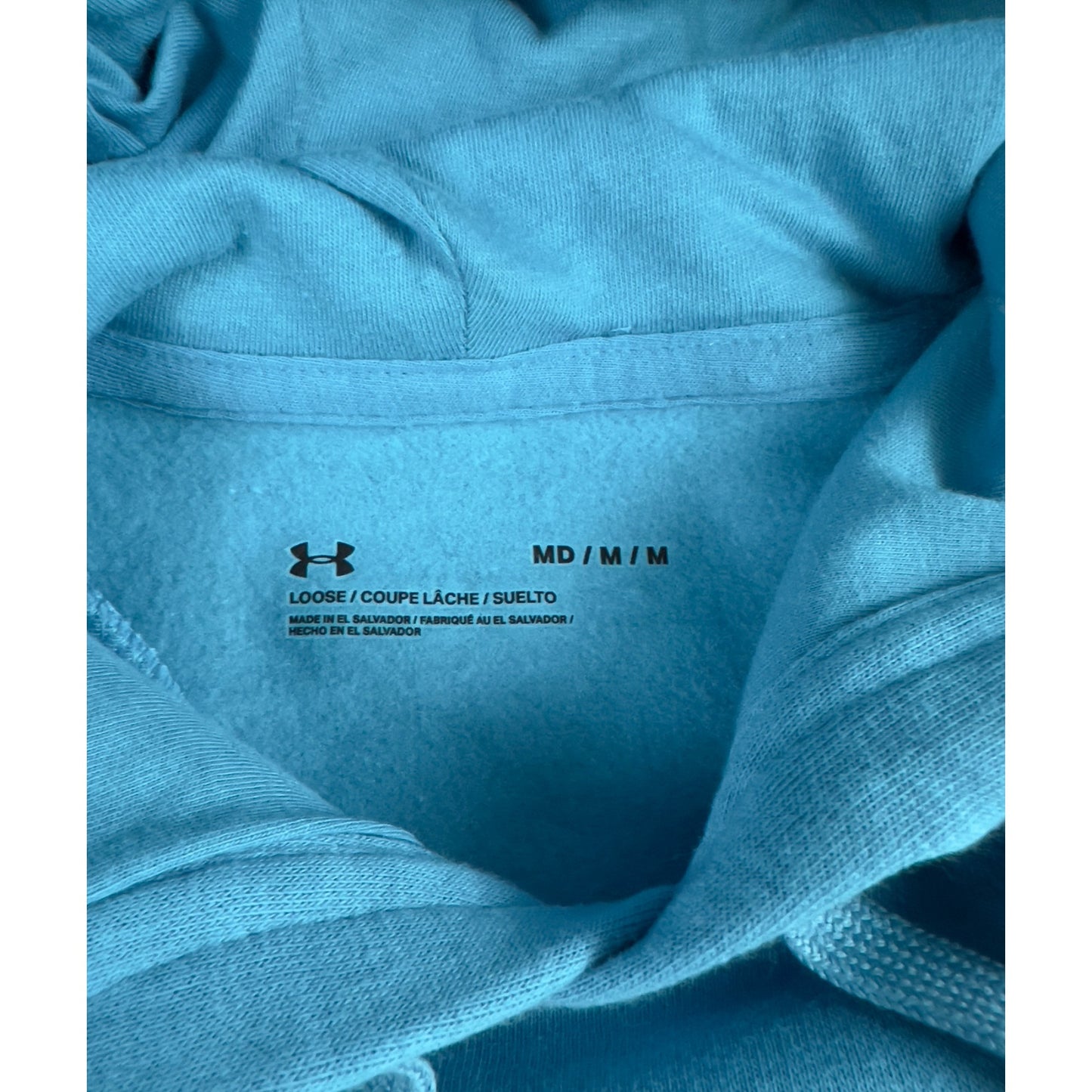 Under Armour Men's Rival Fleece Pullover Hoodie Sz. M Bright Blue