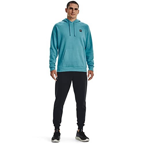 Under Armour Men's Rival Fleece Pullover Hoodie Sz. M Bright Blue