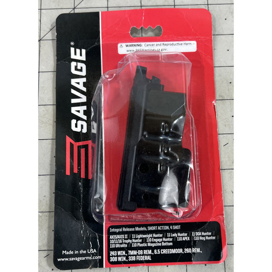 Savage Arms Axis/Axis II Short Action 4-Shot Magazine .243 Win 308 Win 6.5 Creed