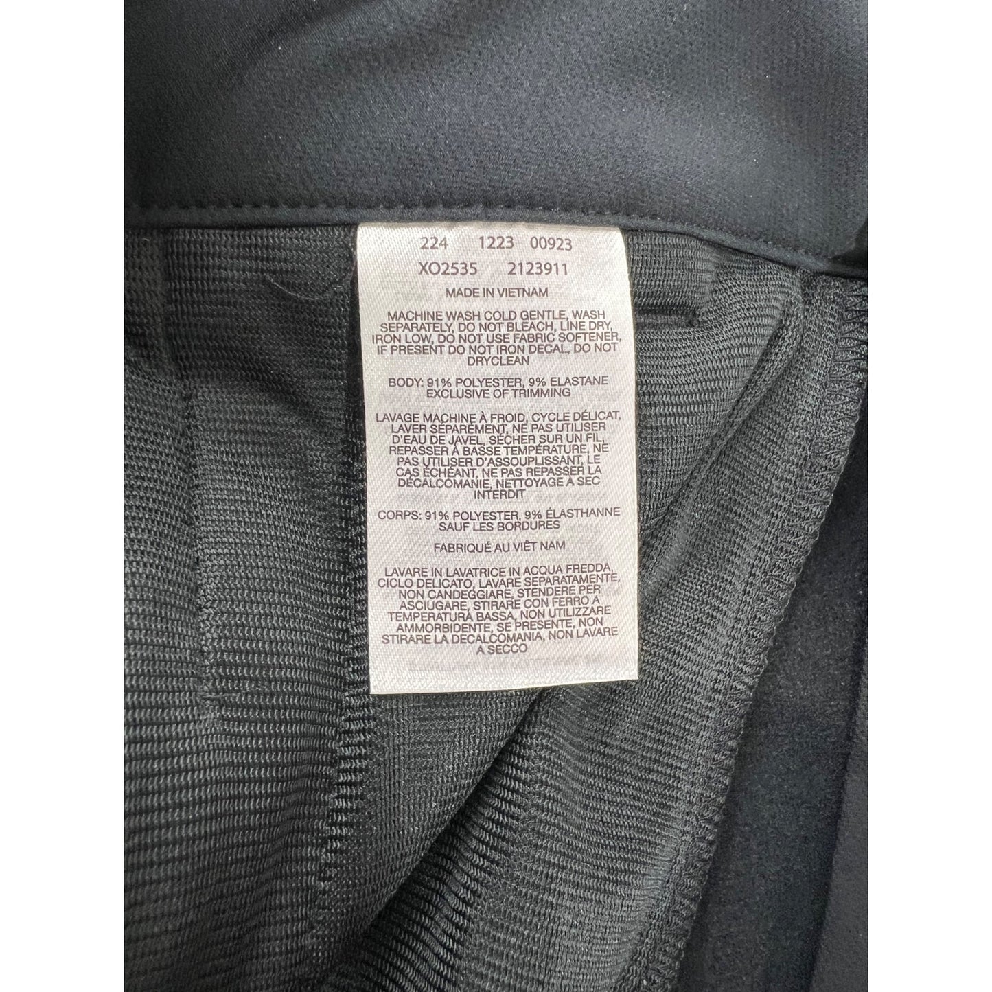 Columbia Mens Omni-Tech Waterproof Black Snow Pants Sz. 32 Long Zippered Pockets