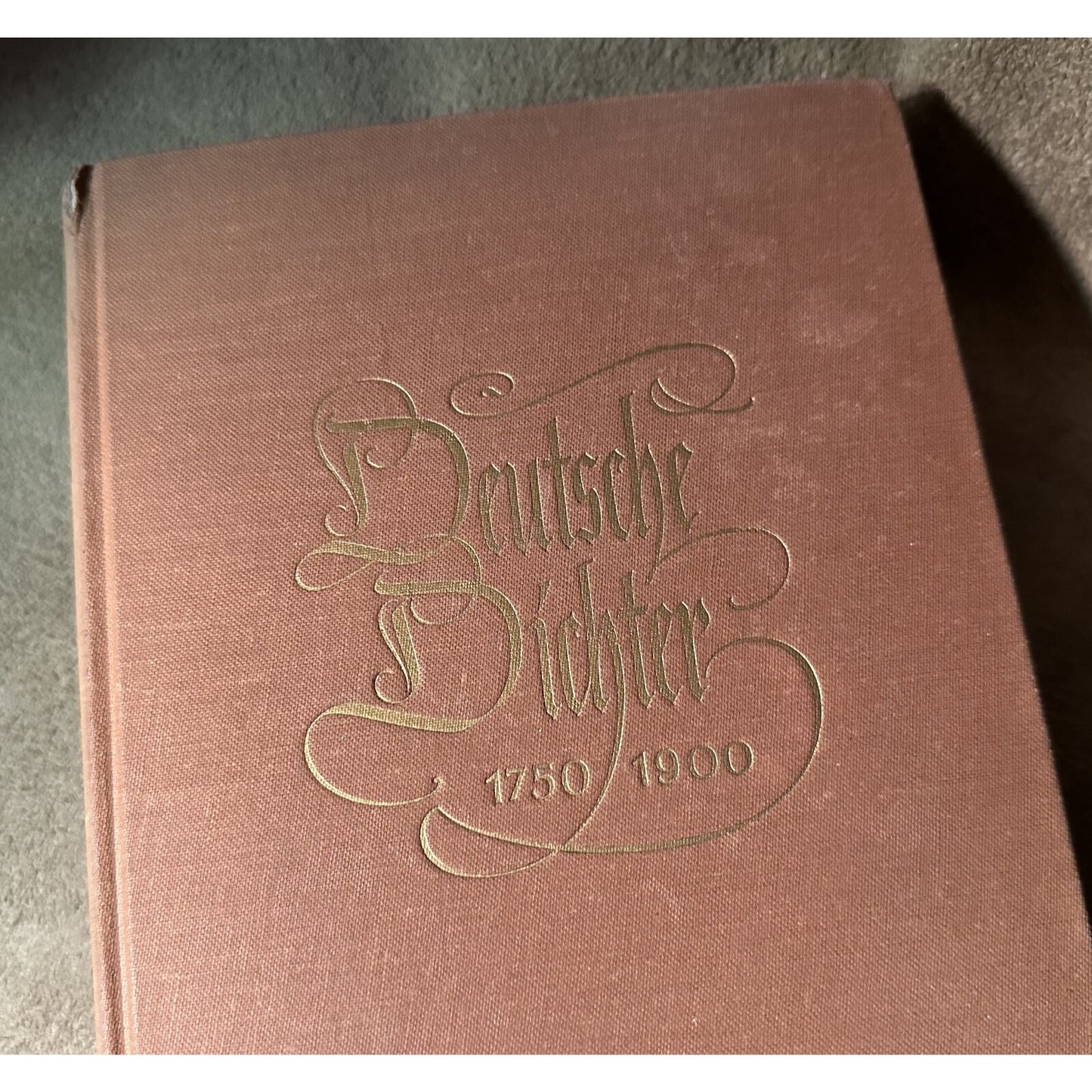 Deutsche Dichter 1750-1900 By Emil Ermatinger Hardcover 1961 Athenäum Verlag Frankfurt