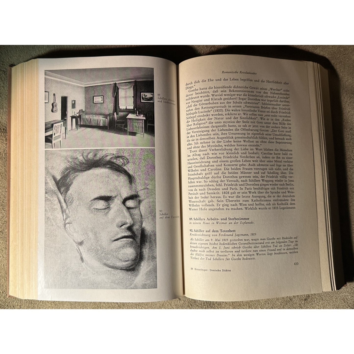 Deutsche Dichter 1750-1900 By Emil Ermatinger Hardcover 1961 Athenäum Verlag Frankfurt