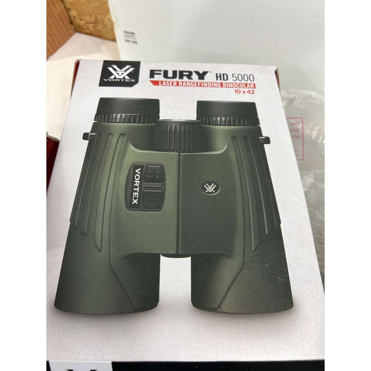 Vortex Optics Fury HD 5000 Roof Prism Laser Rangefinder Binoculars