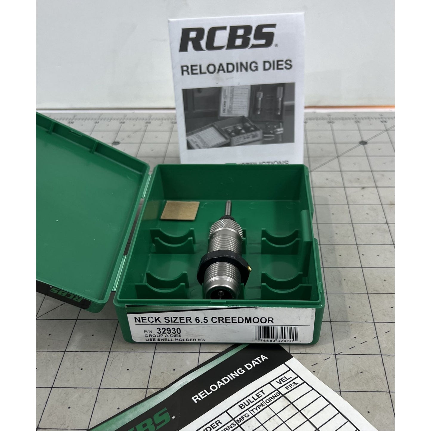RCBS Neck Sizer 6.5 Creedmoor Reloading Die Group A PN 32930 New