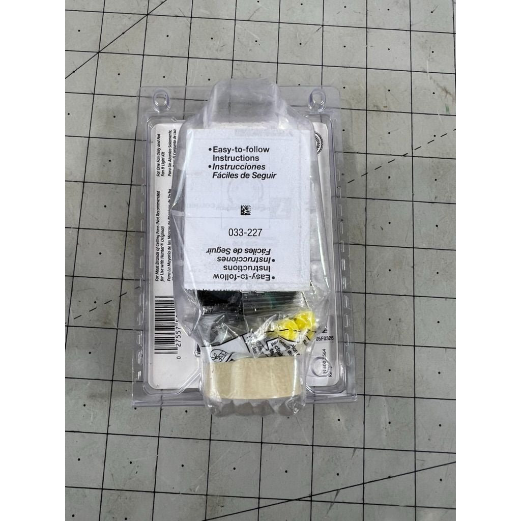 Rotary 1.5 Amp 3-Speed Single-Pole Fan Control, White (750450) Hampton Bay New