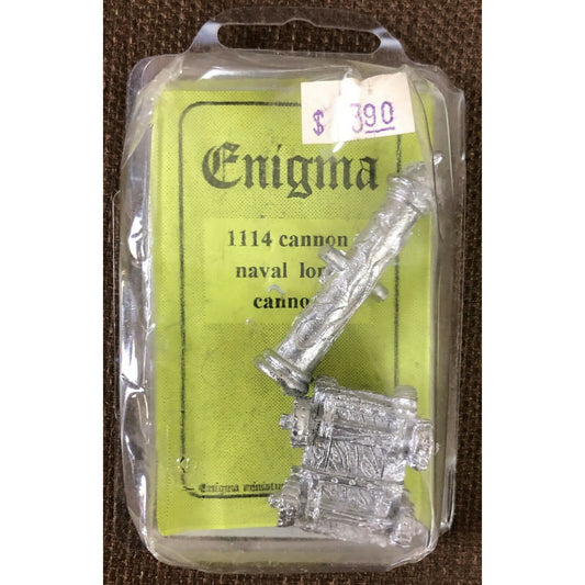 Vintage ENIGMA Miniatures #1114 NAVAL LONG CANNON RPG New NOS