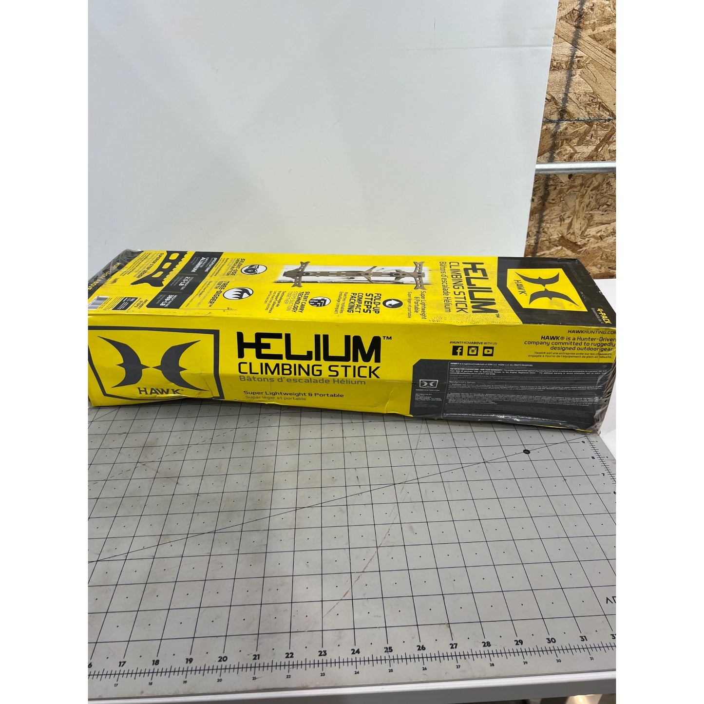 Hawk Helium Aluminum Climbing Sticks 20" Lightweight Archery Steps 4-Pack New In Box