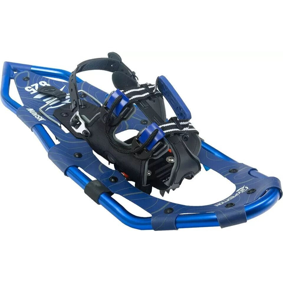 NORSK Ligthweight Aluminum Frame Snowshoe Kit Model 821 21" 150 Pound BLUE NEW