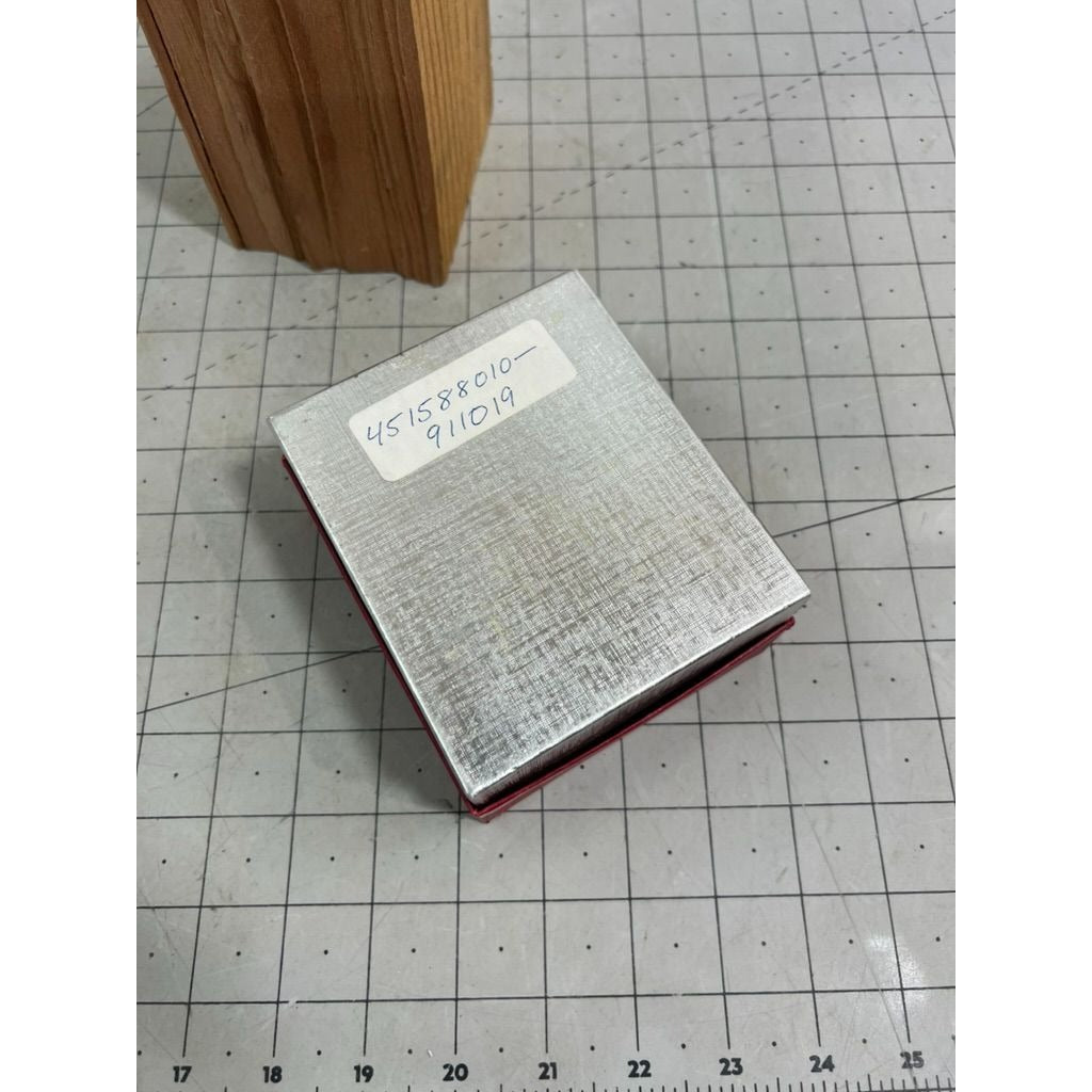 Seiko Red & Silver Watch Box STB046 Ladies Bracelet Case 4x4 Inches Box Only