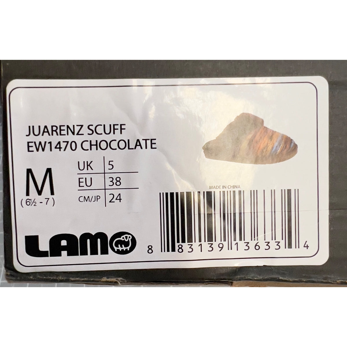 Women's Juarez Scuff Slippers by LAMO Chocolate Sz. 7 Medium New