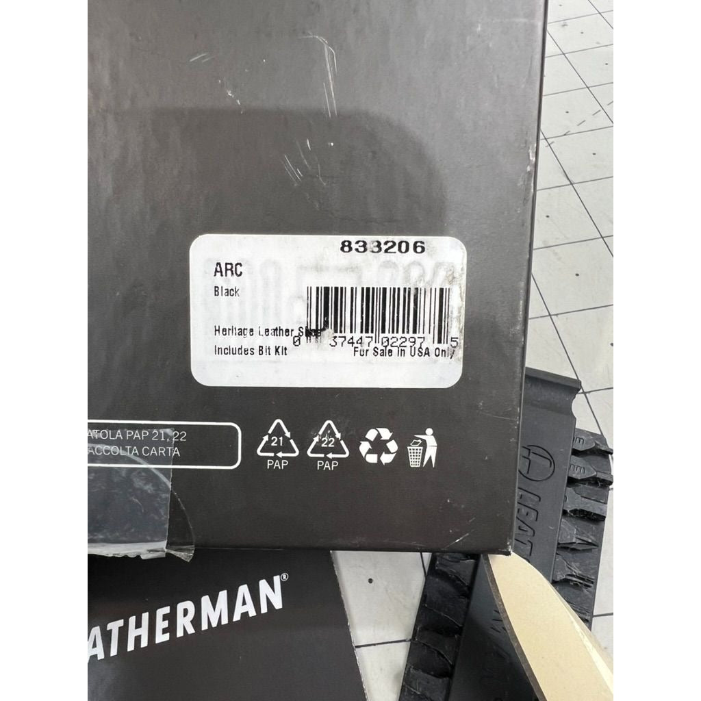 Leatherman Arc Obsidian Multitool Limited Edition W/Leather Sheath