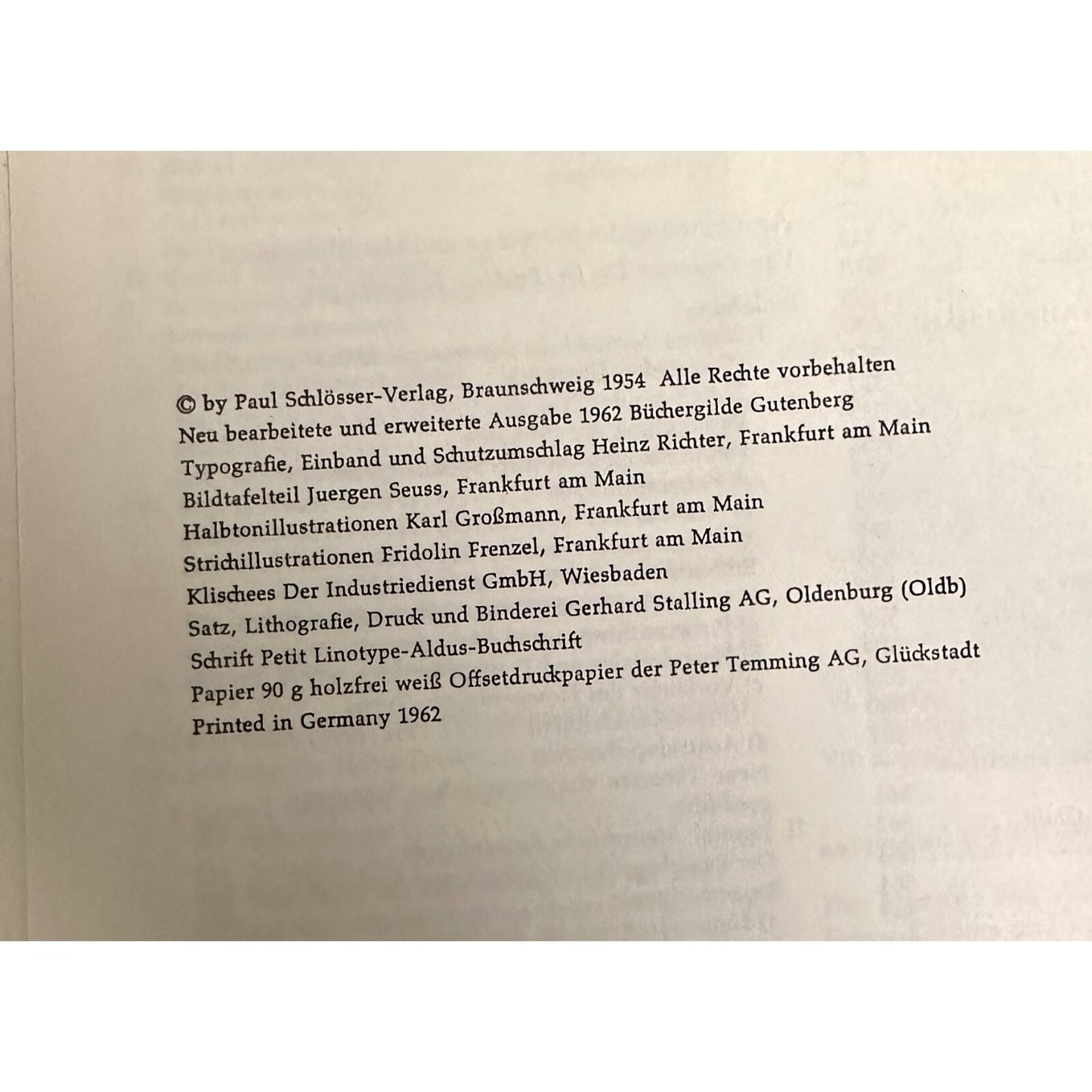 Bildungsbuch Der Büchergilde 2 Bands German Text 1962 Hardcover