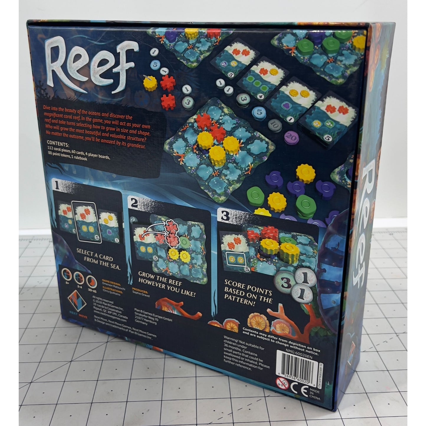 Reef Board Game By Emerson Matsuuchi  Strategy Game For 2-4 Players