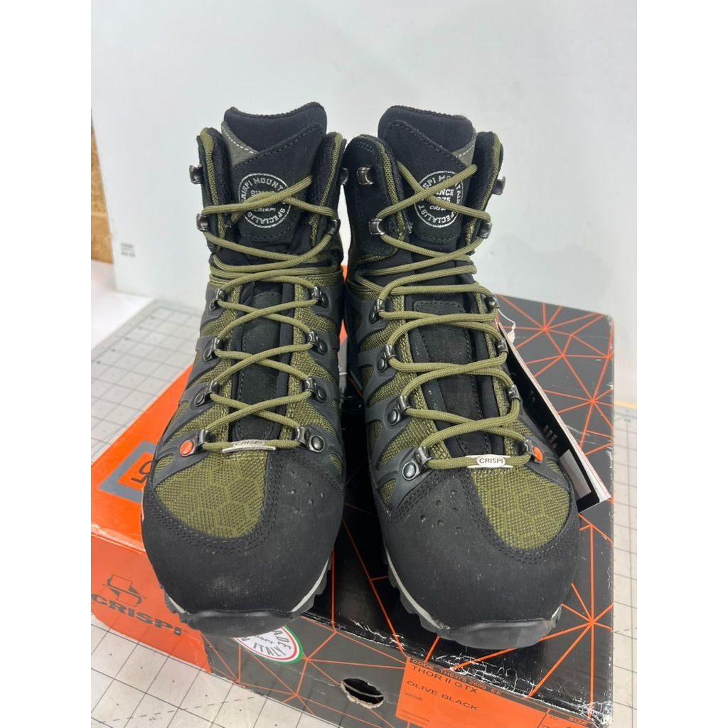 Crispi Men's Thor II Uninsulated GTX Waterproof Hunting Boots Olive Sz. 9 New