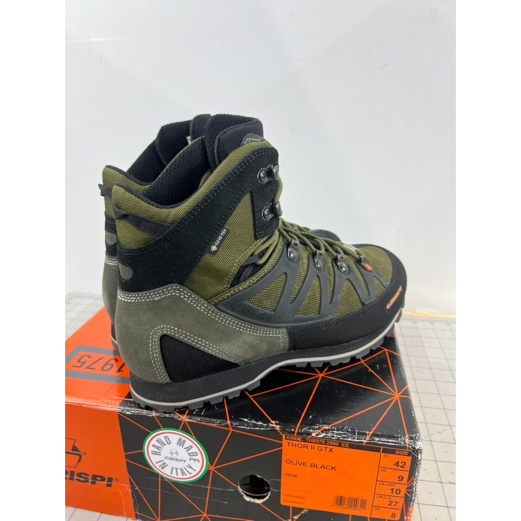 Crispi Men's Thor II Uninsulated GTX Waterproof Hunting Boots Olive Sz. 9 New