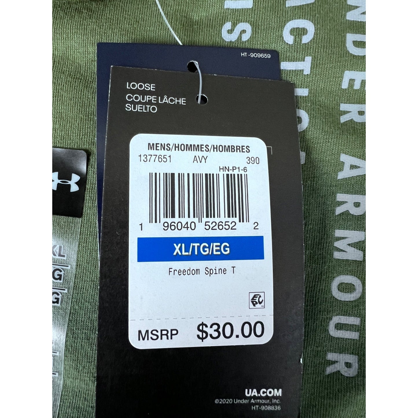 Under Armour Men's Freedom T-Shirts NEW XL