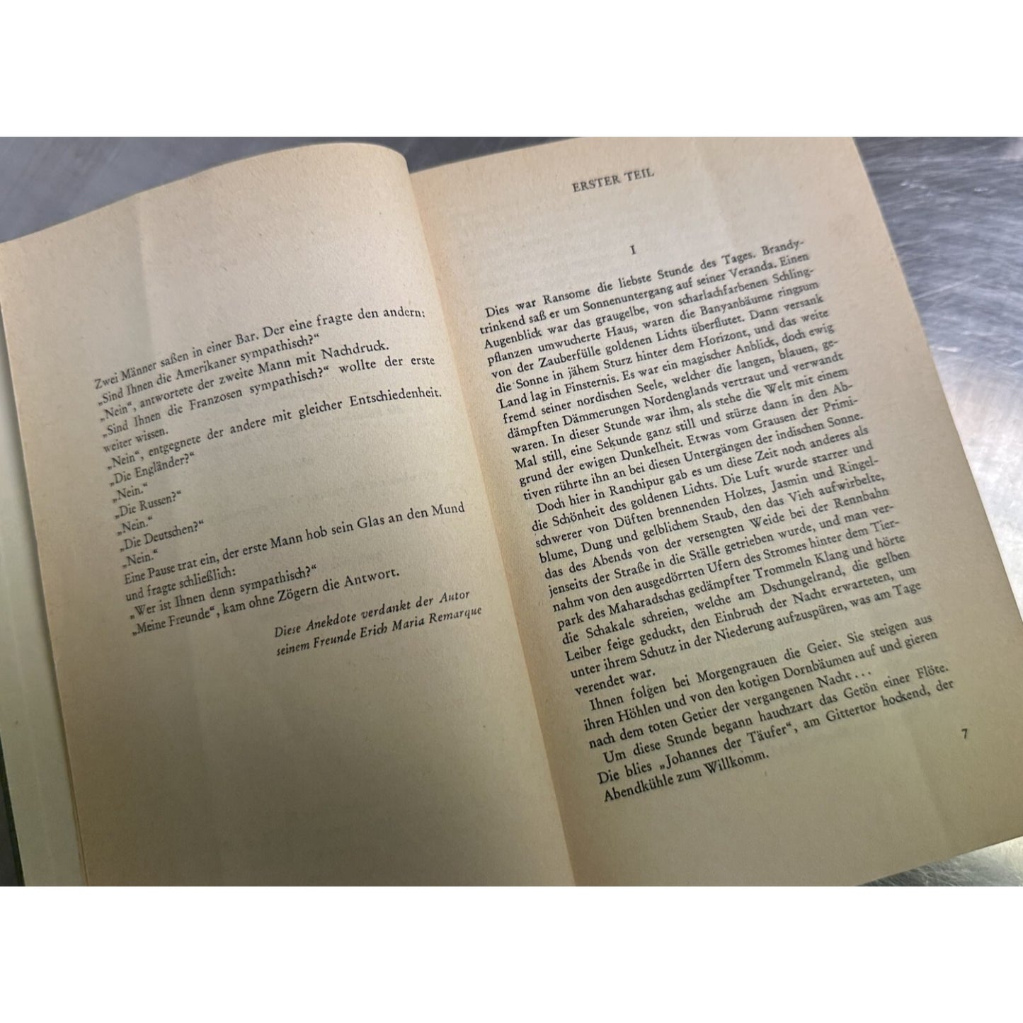 Der Grosse Regen Roman Louis Bromfield German Edition 1953 Hardcover