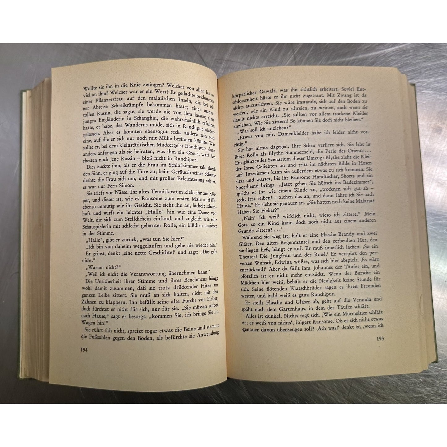 Der Grosse Regen Roman Louis Bromfield German Edition 1953 Hardcover