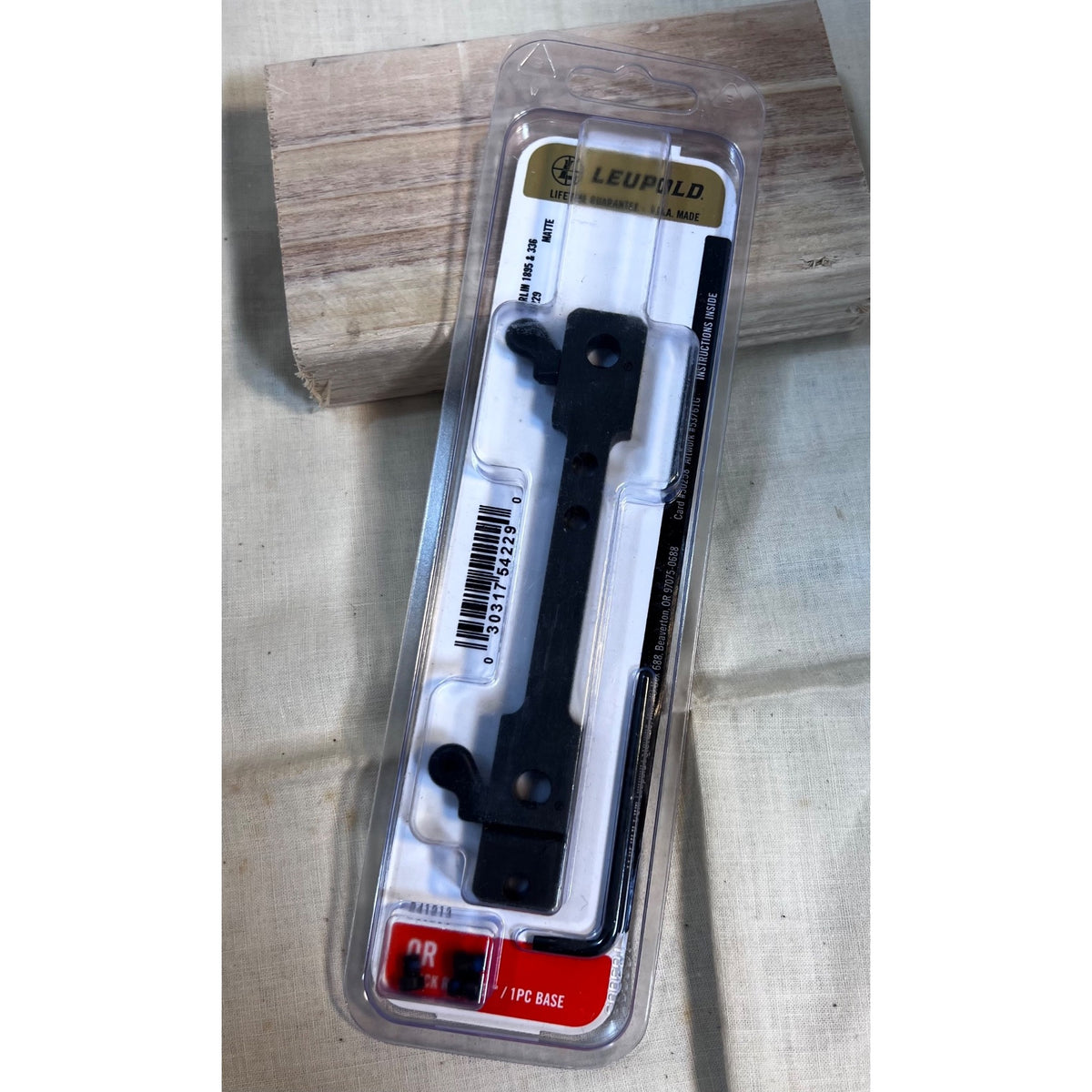 Leupold QR Quick Release 1-Piece Base Matte 54229 For Marlin 1895 & 336 NEW