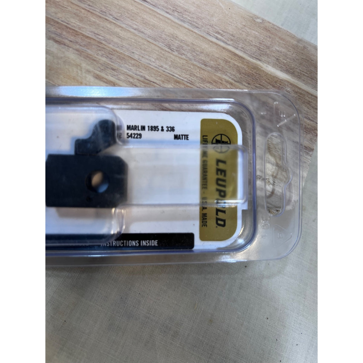 Leupold QR Quick Release 1-Piece Base Matte 54229 For Marlin 1895 & 336 NEW