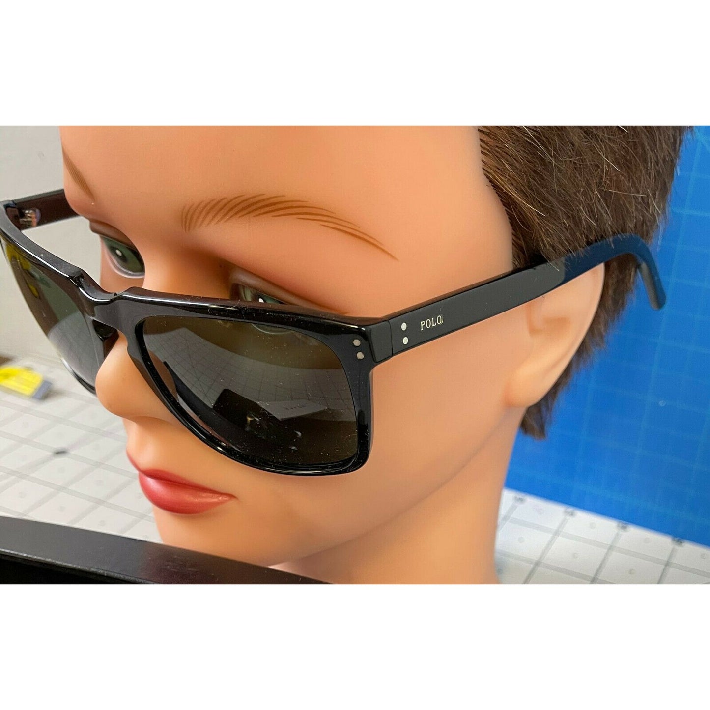 POLO RALPH LAUREN SUNGLASSES W/Case & Cloth Men’s 4043 Minty!!