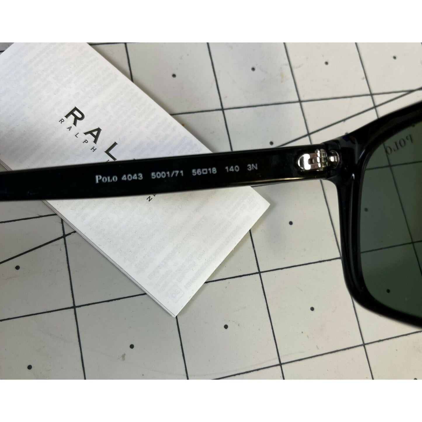 POLO RALPH LAUREN SUNGLASSES W/Case & Cloth Men’s 4043 Minty!!