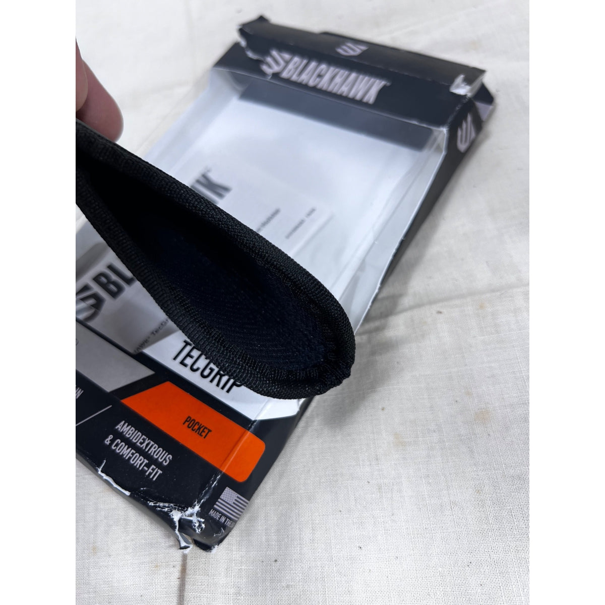 BLACKHAWK! TecGrip Small Auto Pocket Size 1 Ambidextrous Holster - Black - Black 1