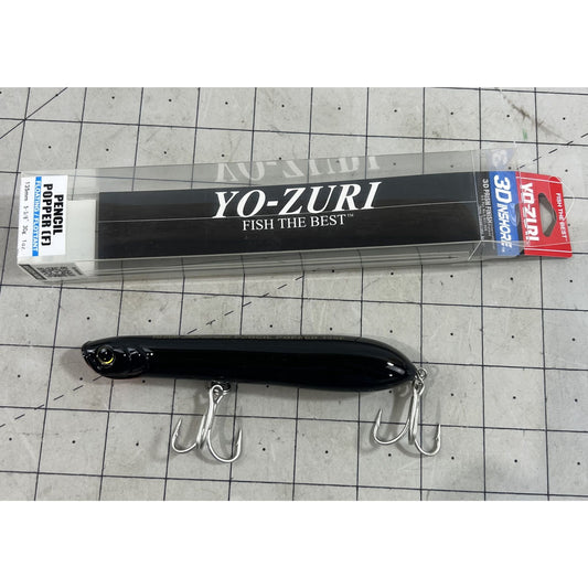 Yo-Zuri 3D Inshore Pencil Popper Floating Lure 135mm 5-3/8i” Black  R1433 BL New