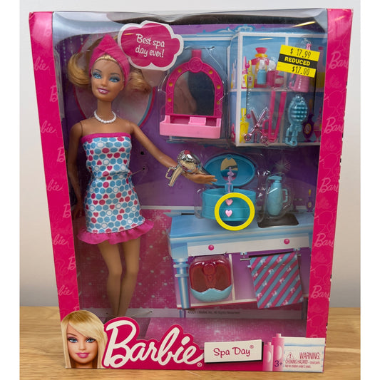 Barbie Spa Day Playset #W7240 New in the Box NOS