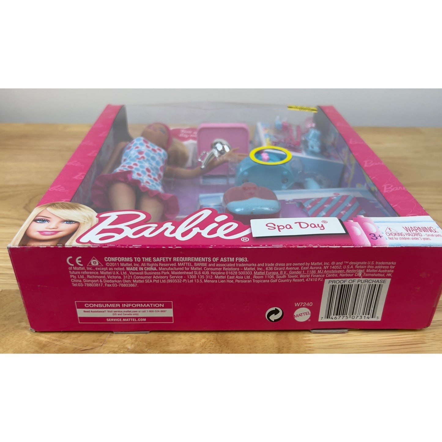 Barbie Spa Day Playset #W7240 New in the Box NOS