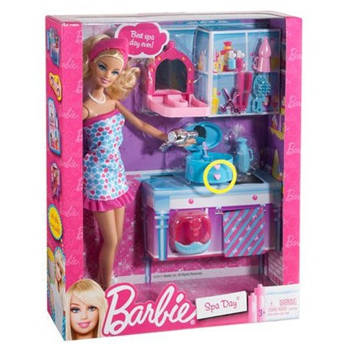 Barbie Spa Day Playset #W7240 New in the Box NOS