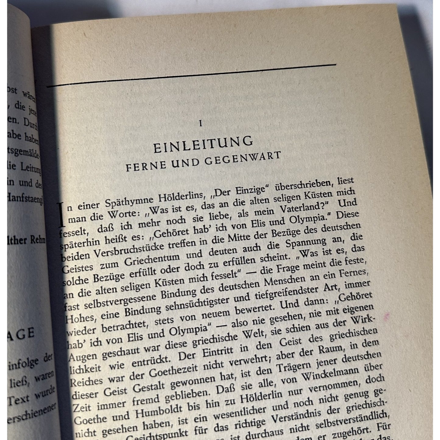 Griechentum Und Goethezeit Geschichte Eines Glaubens By Walther Rehm 1952 3rd Ed Hardcover