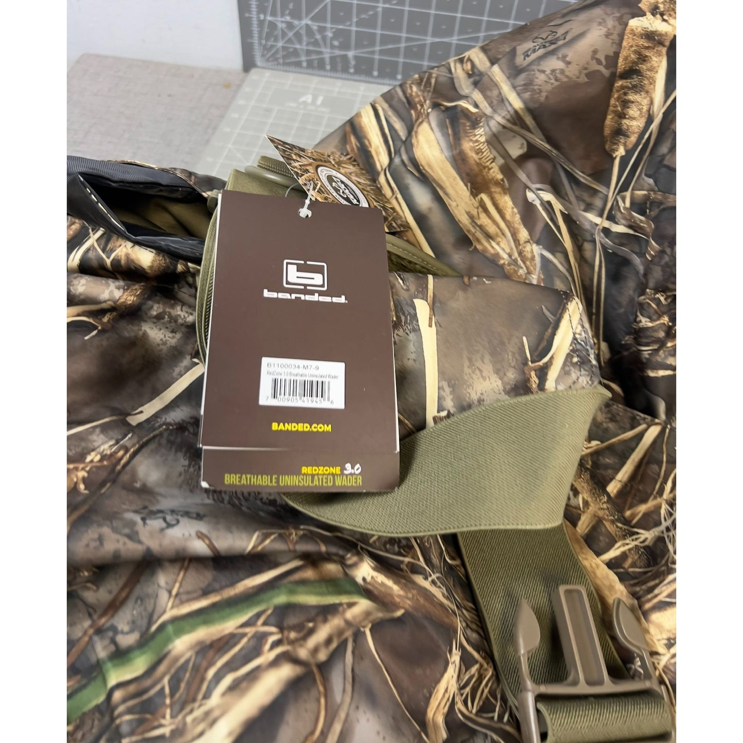 Banded RedZone 3.0 Breathable Chest Waders Realtree Max-7 Mens Size 9