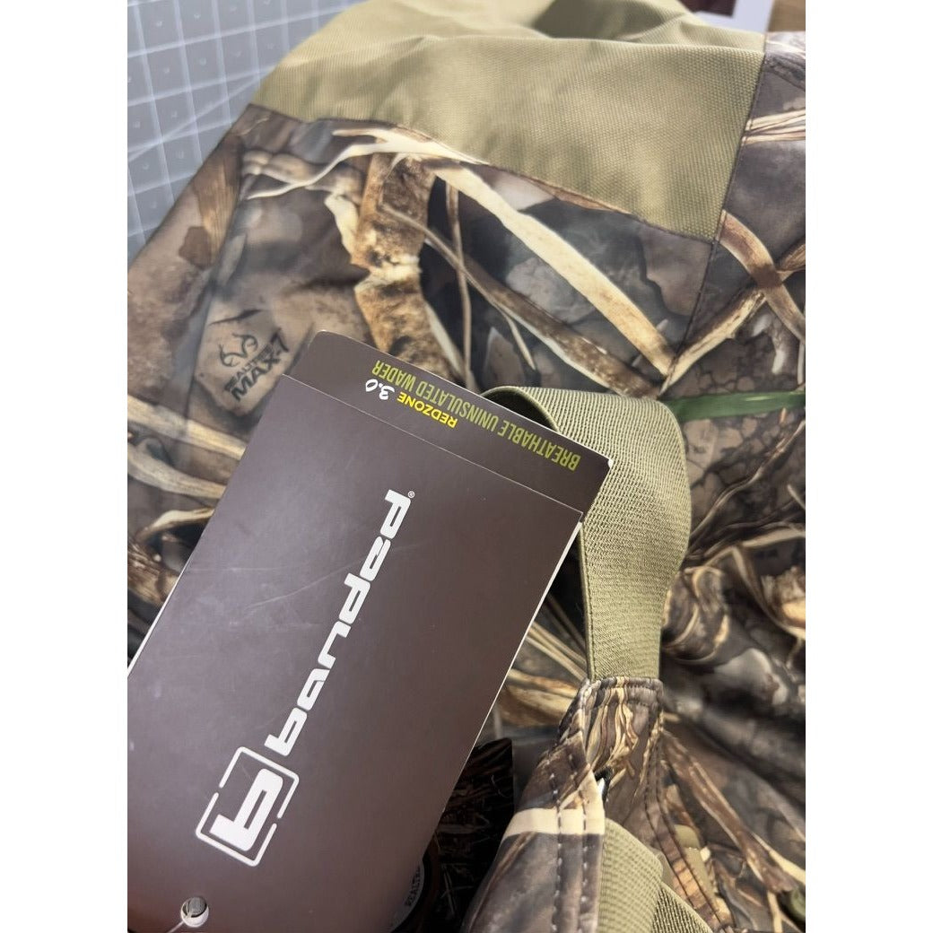 Banded RedZone 3.0 Breathable Chest Waders Realtree Max-7 Mens Size 9
