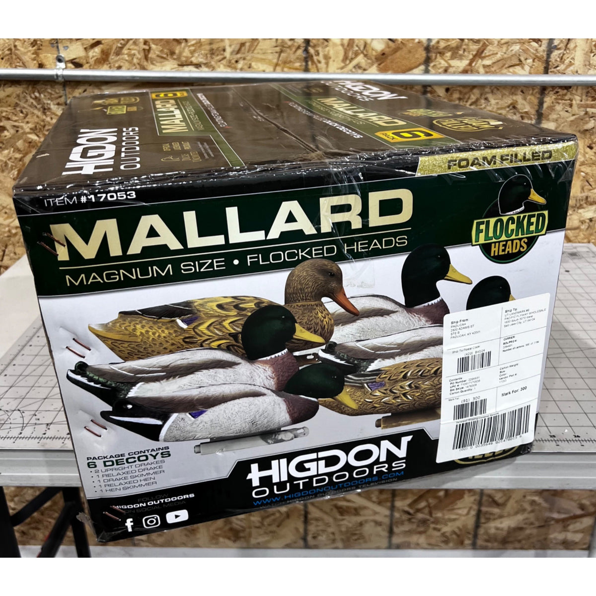 Higdon Outdoors 17053 Magnum Mallard Foam Filled Floaters Multi Color Mallard