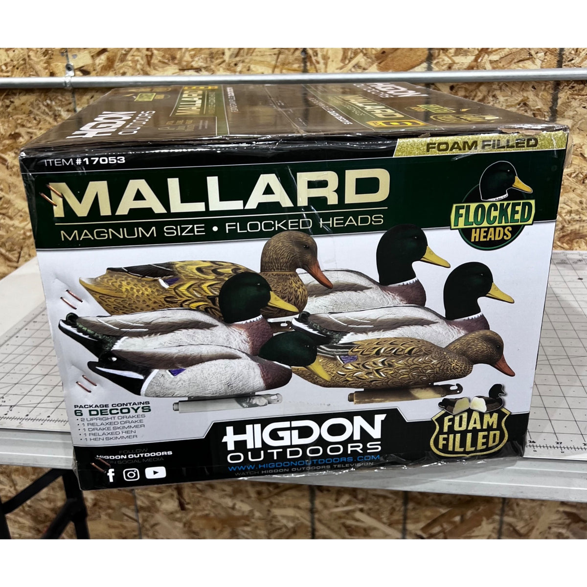 Higdon Outdoors 17053 Magnum Mallard Foam Filled Floaters Multi Color Mallard