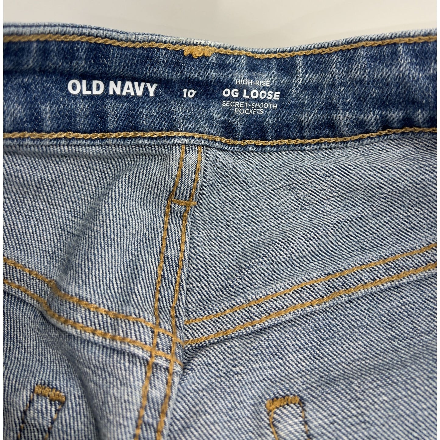 Old Navy Womens High-Rise OG Loose Fit Jeans Size 10