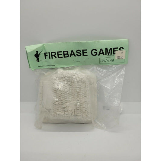 Medium Sandbag Bunker W/ Tent Wargames Miniature By Firebase Games