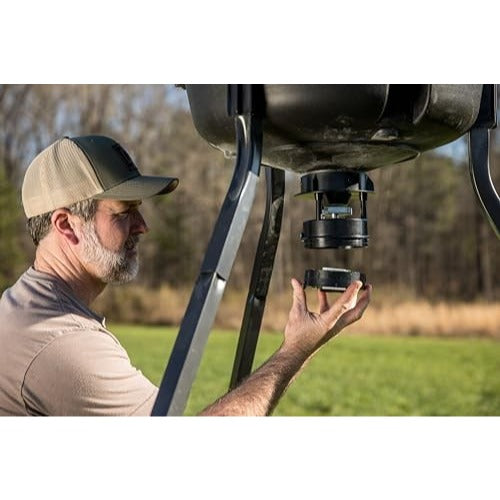 Moultrie Deer Feeder Stand 200 lb Capacity Sync to Camera