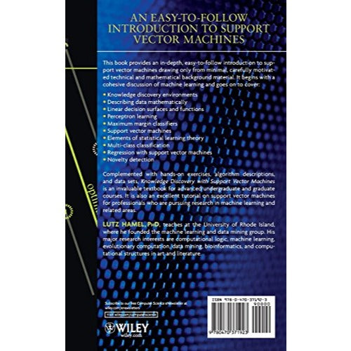 Knowledge Discovery with Support Vector Machines by Lutz Hamel 2009 HB 1st ed.