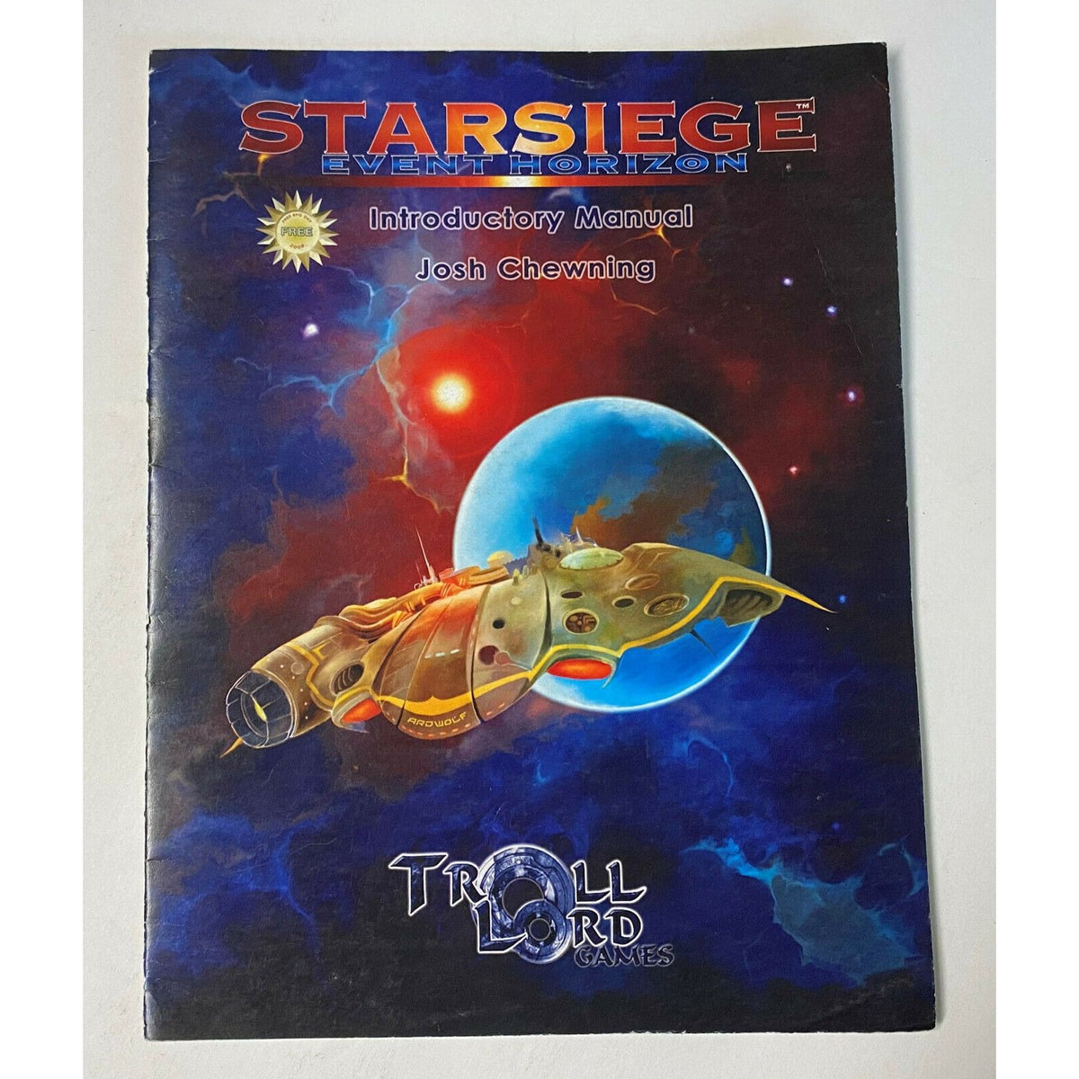StarSiege Event Horizon Introductory Manual Rules Troll Lord Games 2008 RPG