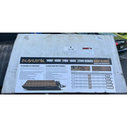 Beavertail 1800 Series Boat Blind Karma Wetland Camo For 17-20' Boats
