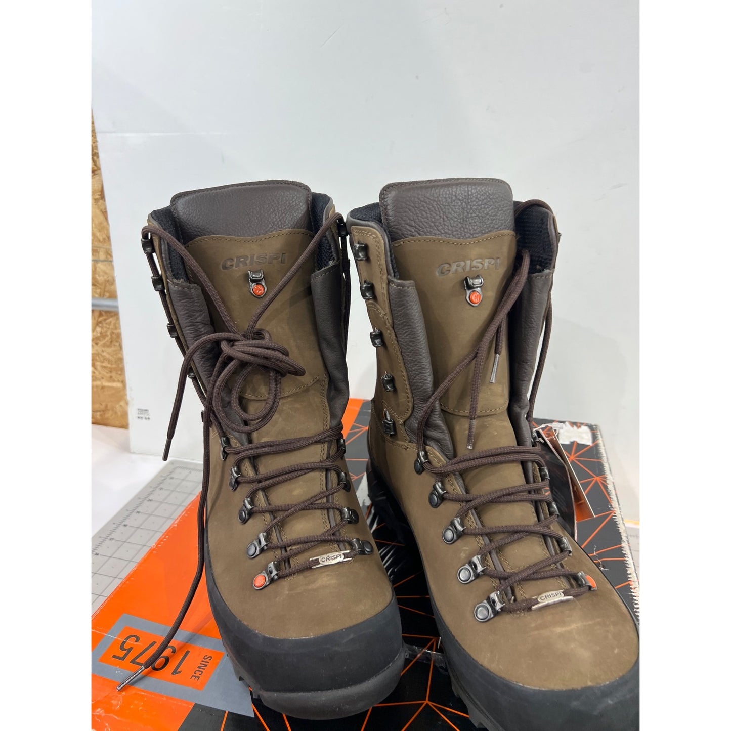 Crispi Men's Guide Insulated 200g GTX Waterproof Hunting Boots Brown Sz. 11